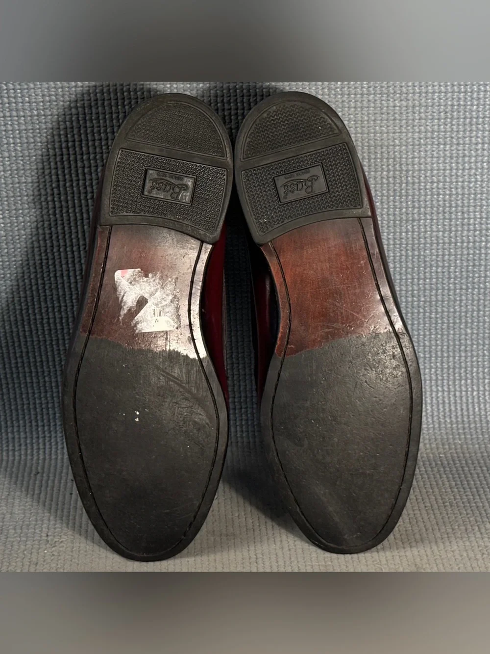 G.H. Bass & Co. Men's Layton Kiltie Tassel Loafer Shoes Burgundy Size 10